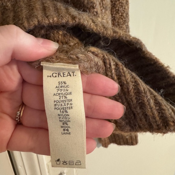 The GREAT Cable Knit Half Zip Sweater - Picture 4 of 6